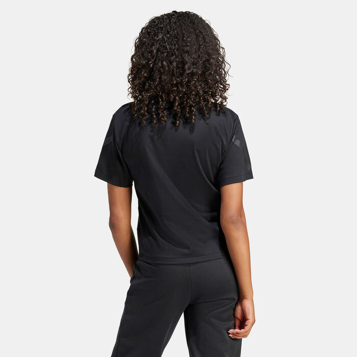 adidas Women's Z.N.E. T-Shirt Black adidas Women's Z.N.E. T-Shirt Black image number 1