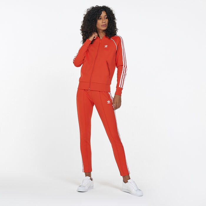 Buy adidas Originals Women's Primeblue SST Track Jacket Red in KSA
