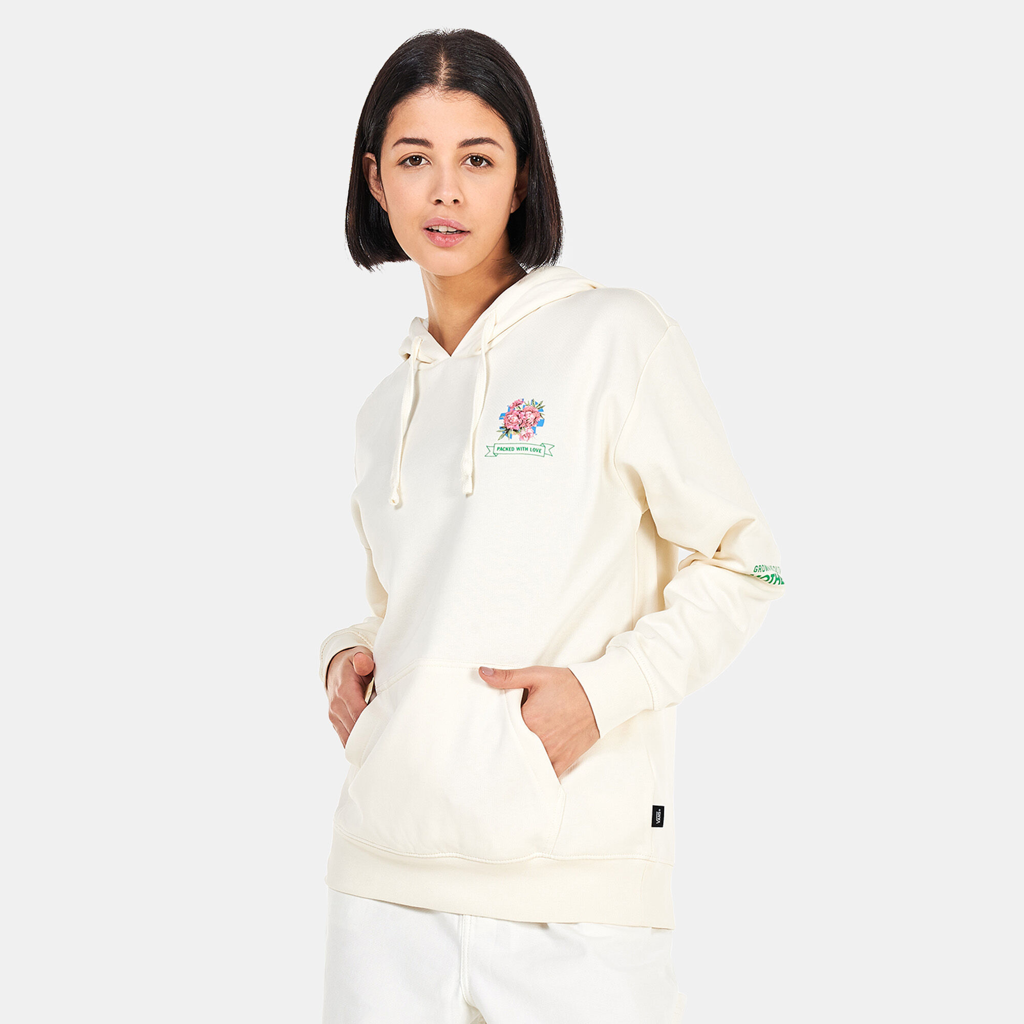 Women s Eco Positivity BFF Hoodie White Vans in KSA SSS