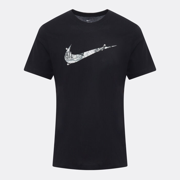 Nike Men's Dri-FIT Running T-Shirt Black Nike Men's Dri-FIT Running T-Shirt Black image number 0