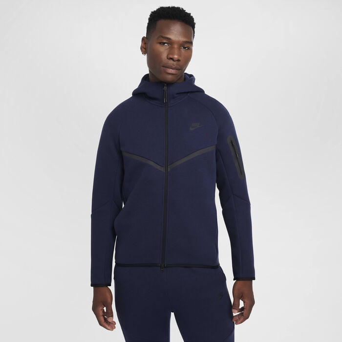 Nike Men's Tech Full-Zip Windrunner Hoodie Blue Nike Men's Tech Full-Zip Windrunner Hoodie Blue image number 0