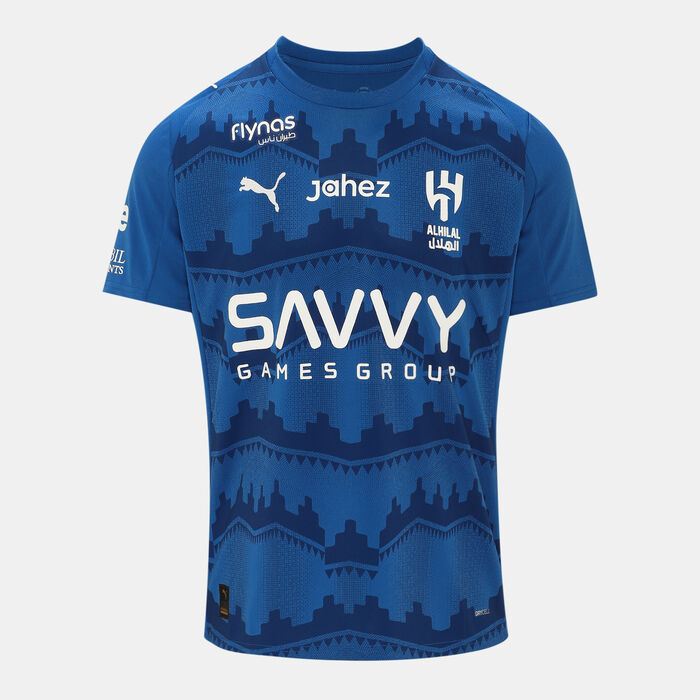 PUMA Men's Al Hilal 25/26 Home Replica Football Jersey Blue PUMA Men's Al Hilal 25/26 Home Replica Football Jersey Blue image number 0
