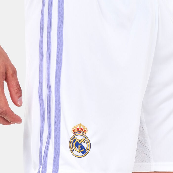 adidas Men's Real Madrid Away Football Shorts White adidas Men's Real Madrid Away Football Shorts White image number 3