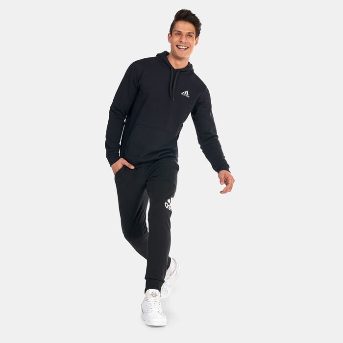 adidas Men's Essentials French Terry Tapered Pants Black adidas Men's Essentials French Terry Tapered Pants Black image number 2