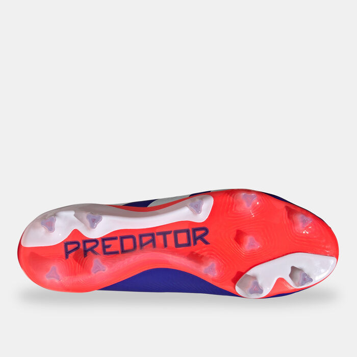 adidas Men's Predator Elite Firm Ground Football Shoes Blue adidas Men's Predator Elite Firm Ground Football Shoes Blue image number 3