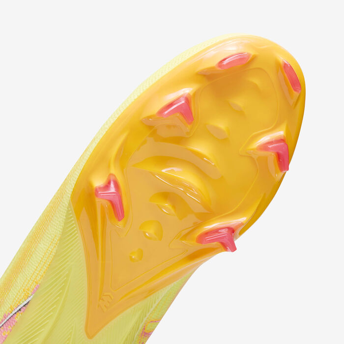 Nike Kids' Mercurial Vapor 16 Pro 'Kylian Mbappé' FG Football Shoes yellow Nike Kids' Mercurial Vapor 16 Pro 'Kylian Mbappé' FG Football Shoes yellow image number 6