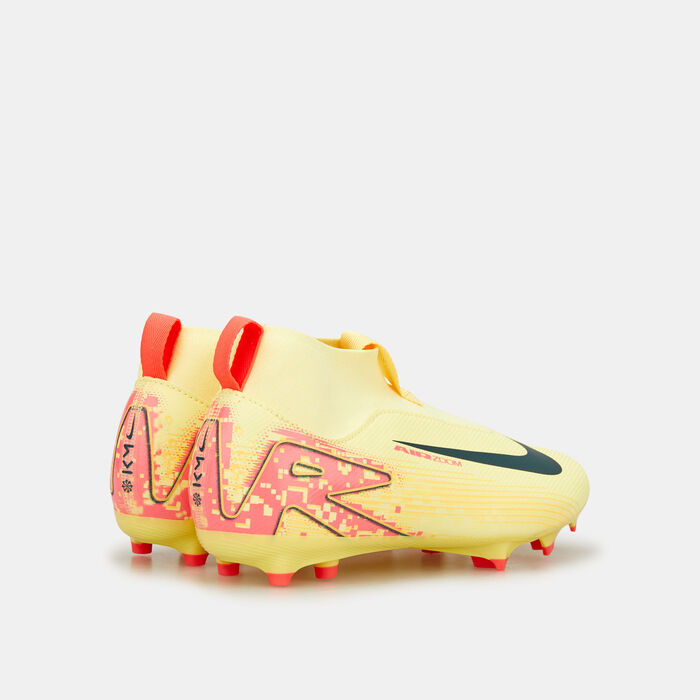 Nike Kids' Kylian Mbappe Mercurial Superfly 10 Academy Multi Ground Football Shoes yellow image number 2
