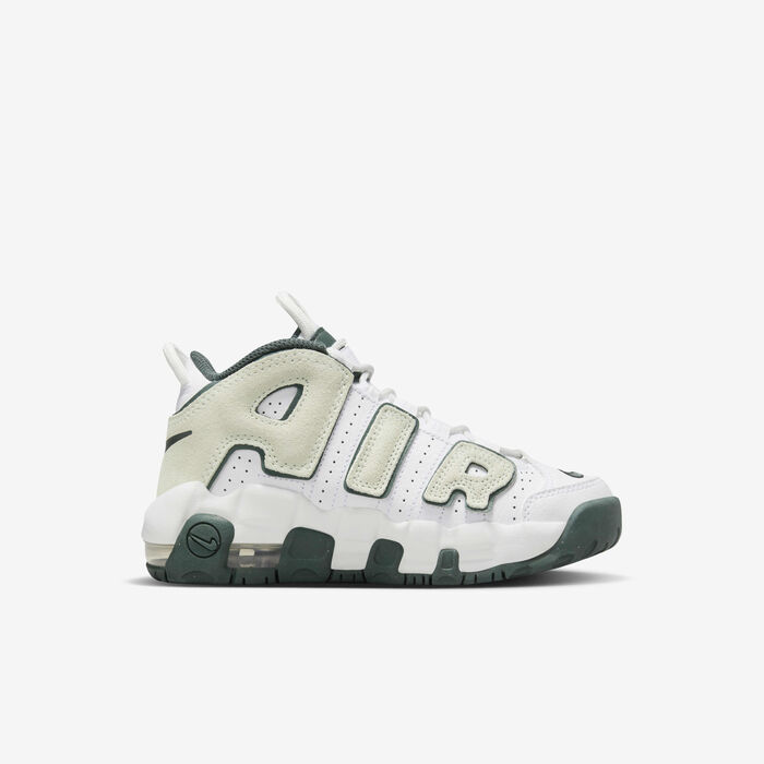 Nike Kids' Air More Uptempo Shoes White Nike Kids' Air More Uptempo Shoes White image number 2