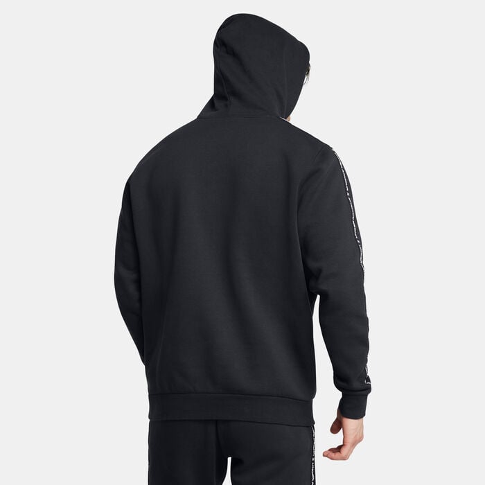 Under Armour Men's Icon Fleece Taping Hoodie Black Under Armour Men's Icon Fleece Taping Hoodie Black image number 1