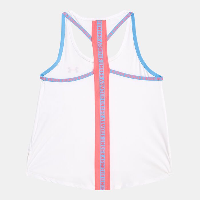 Under Armour Kids' UA Knockout Tank Top White Under Armour Kids' UA Knockout Tank Top White image number 1