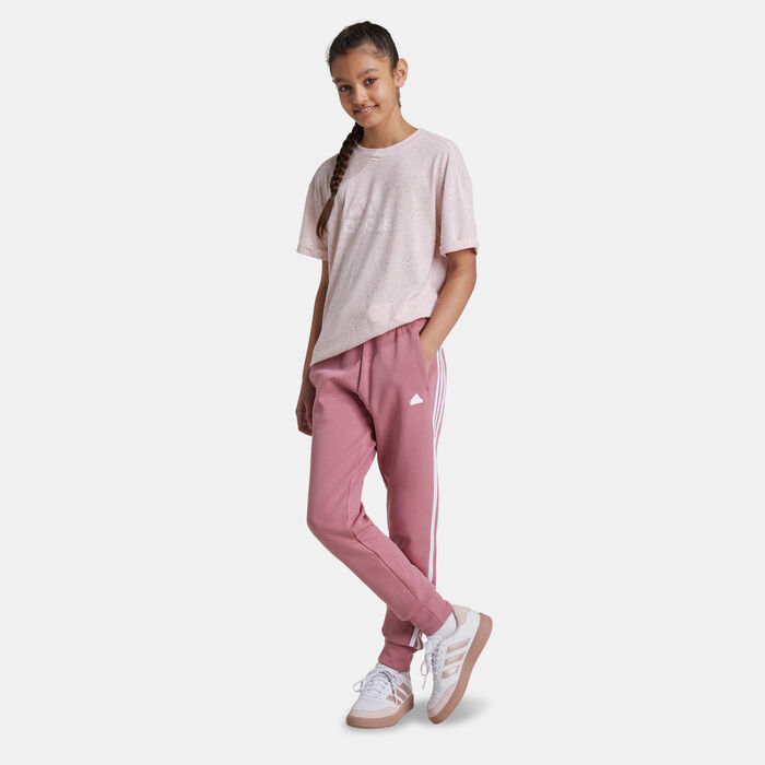adidas Kids' Future Icons Running Sweatpants Pink adidas Kids' Future Icons Running Sweatpants Pink image number 0