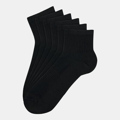 Sun and Sand Sports Men's Cotton Crew Socks Black Sun and Sand Sports Men's Cotton Crew Socks Black