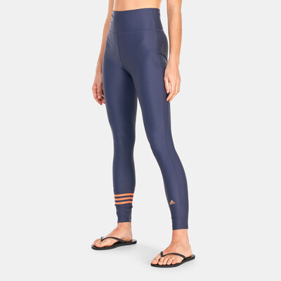 adidas Women's 3-Stripes Swimming Pant Blue