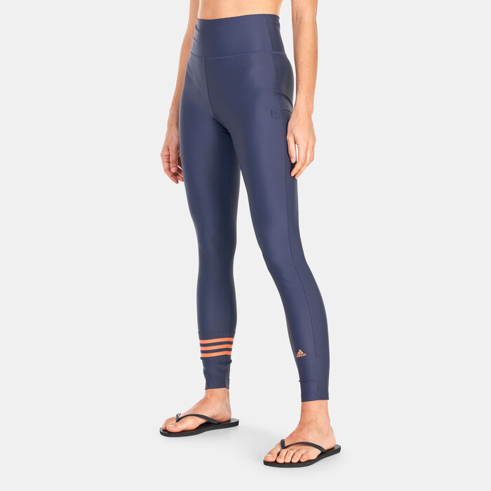 adidas Women's 3-Stripes Swimming Pant Blue image number 0