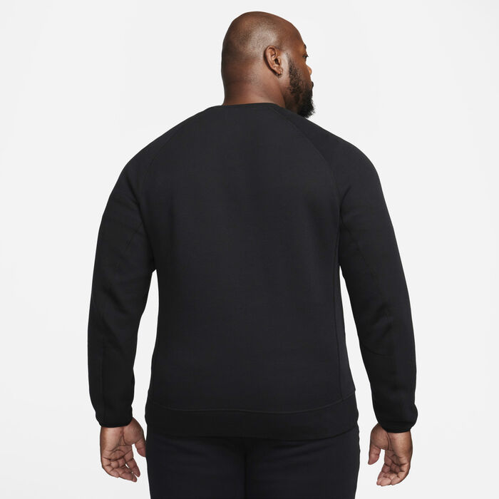 Nike Men's Sportswear Tech Fleece Crew Black image number 8