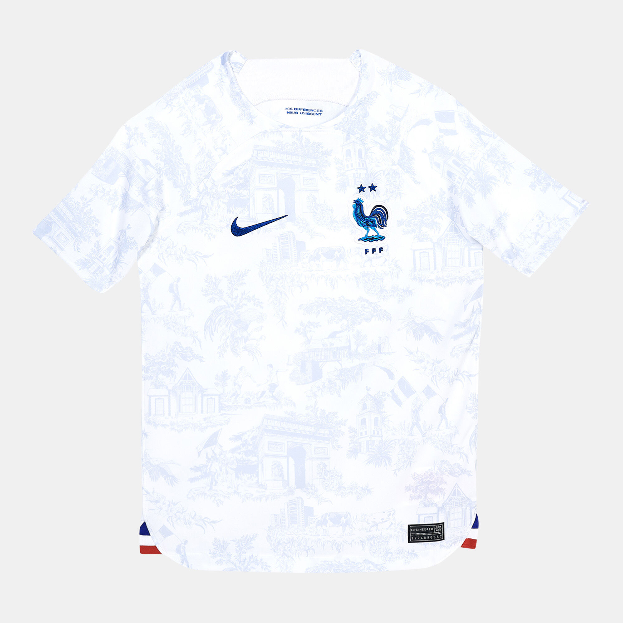 Buy Nike Kids France Dri FIT Football Away Stadium Jersey 2022
