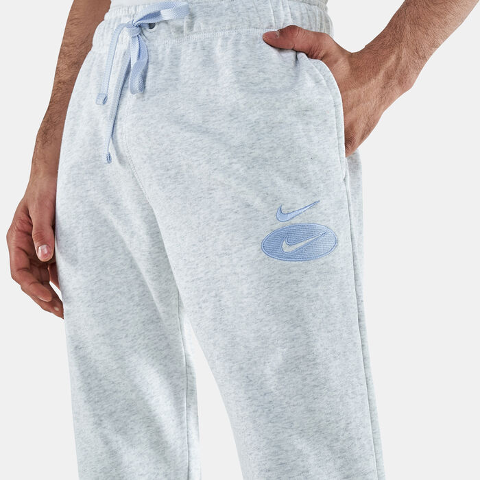 Nike Men's Sportswear Swoosh League French Terry Joggers Ivory image number 3