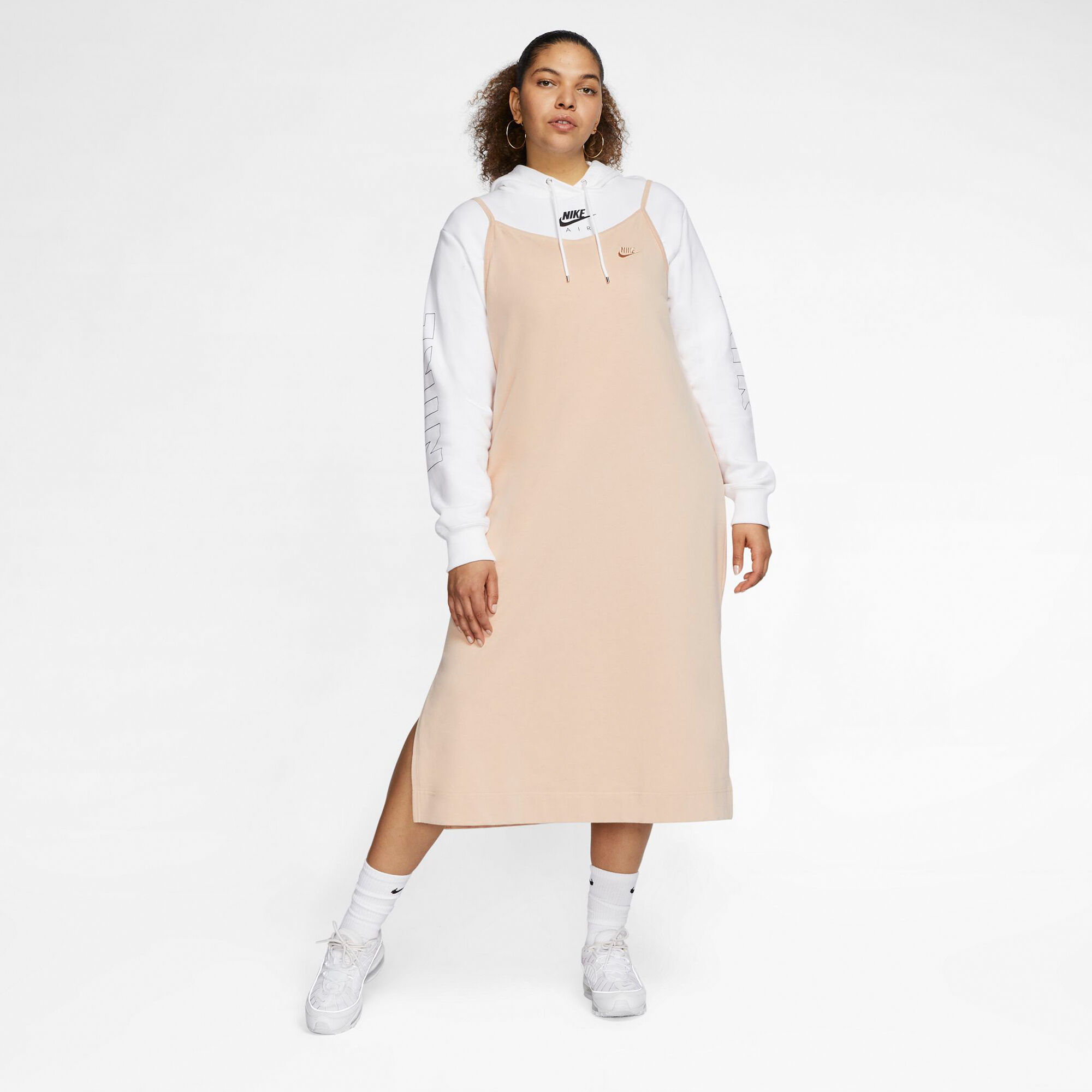 Plus size store bib dress