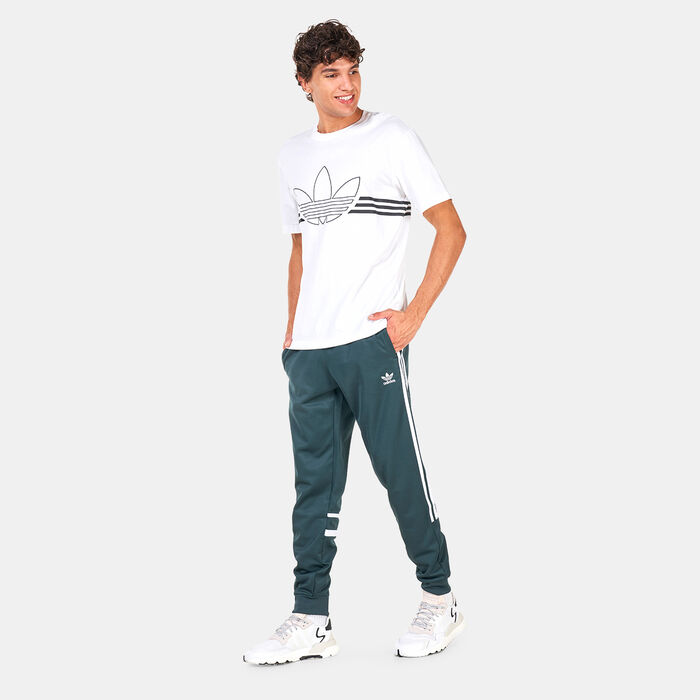 adidas Originals Men's Adicolor Classics Cutline Pants Green image number 2