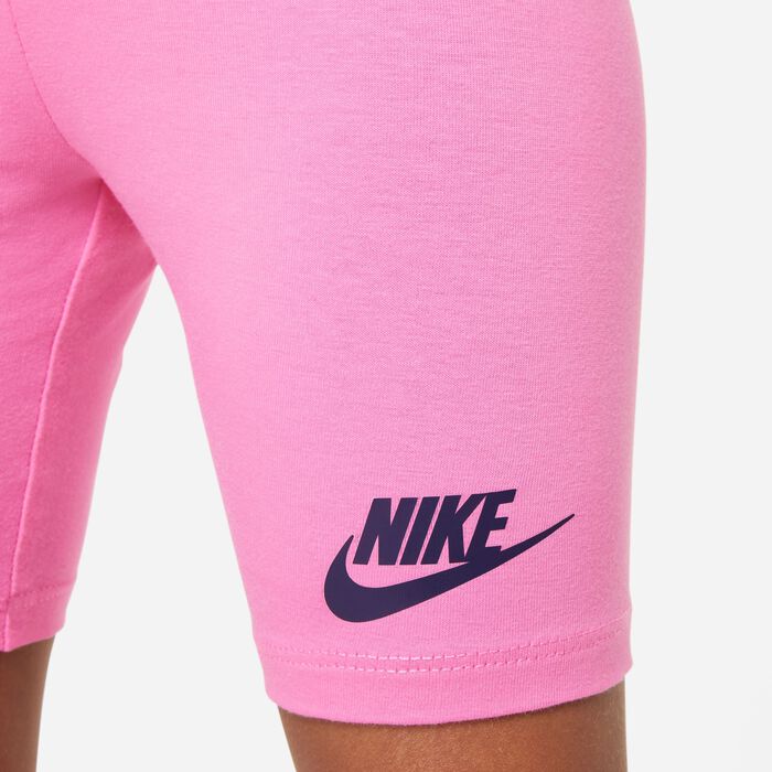 Nike Kids' Happy Camper Bike Shorts Set Pink Nike Kids' Happy Camper Bike Shorts Set Pink image number 6