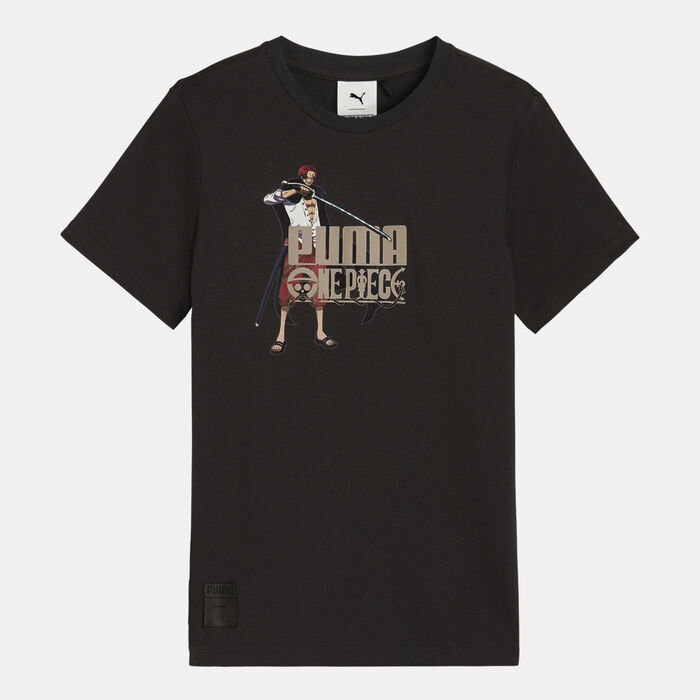 PUMA Kids' x One Piece Graphic T-Shirt Black PUMA Kids' x One Piece Graphic T-Shirt Black image number 0