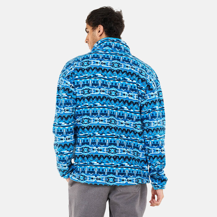 Columbia Men's Helvetia™ Half Snap Fleece Sweatshirt Blue Columbia Men's Helvetia™ Half Snap Fleece Sweatshirt Blue image number 1