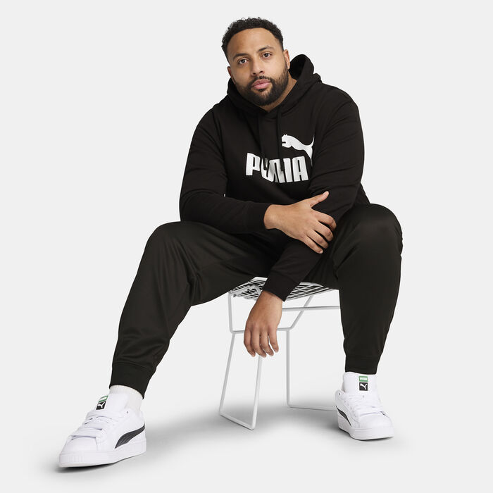 PUMA Men's Essentials No.1 Logo Hoodie Black PUMA Men's Essentials No.1 Logo Hoodie Black image number 1