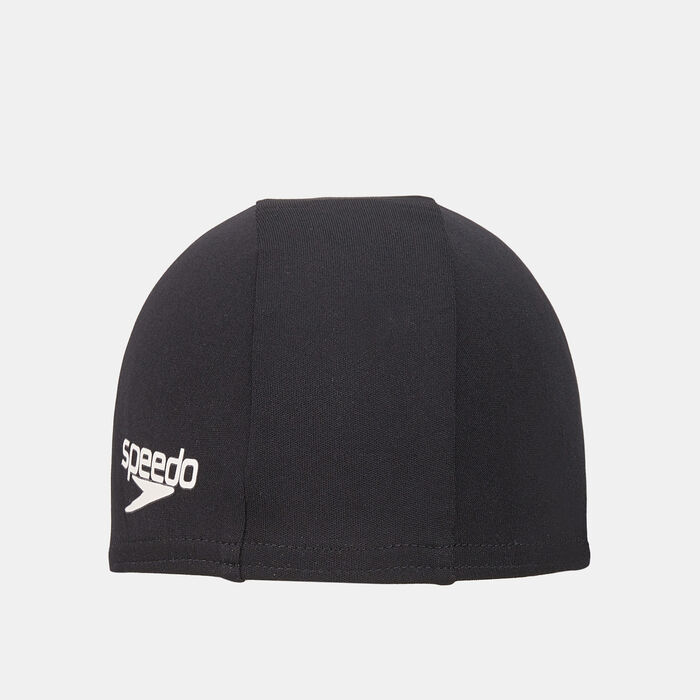 Speedo Kids' Polyester Swimming Cap Black Speedo Kids' Polyester Swimming Cap Black image number 0