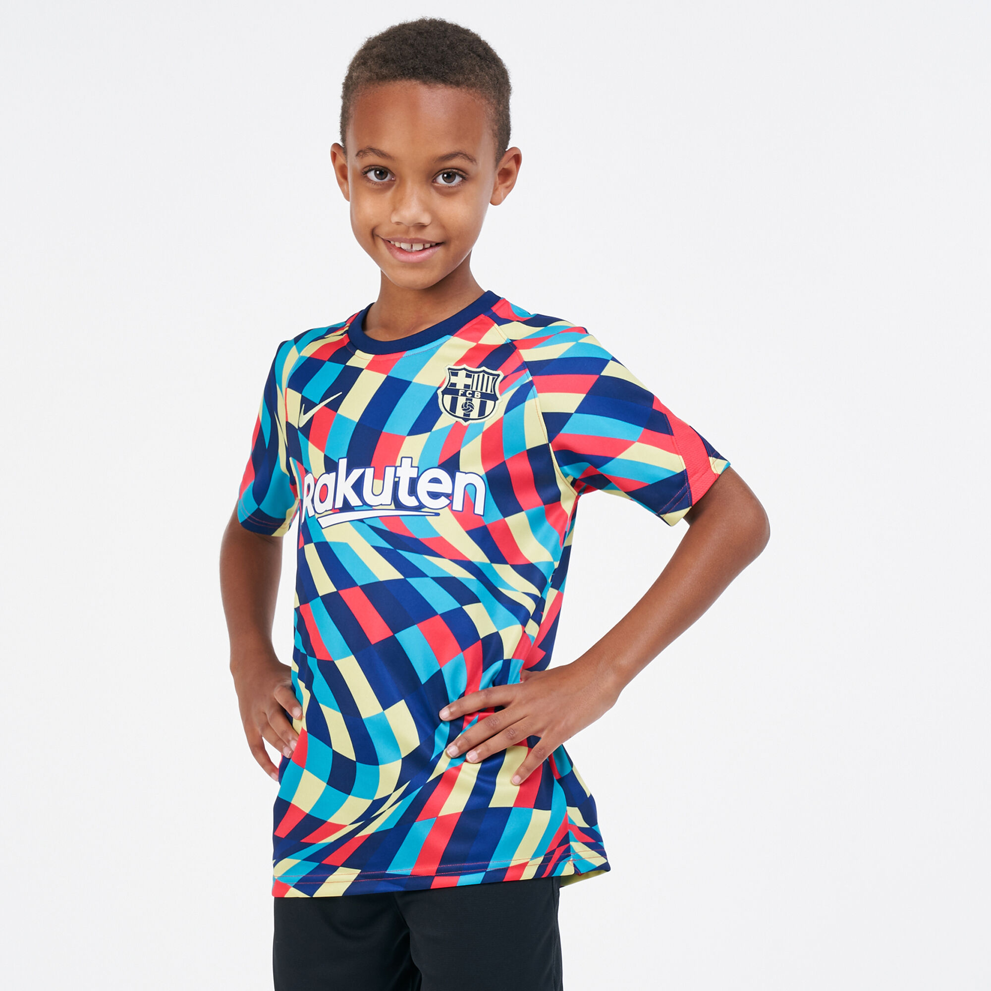 Barcelona t shirt discount kids