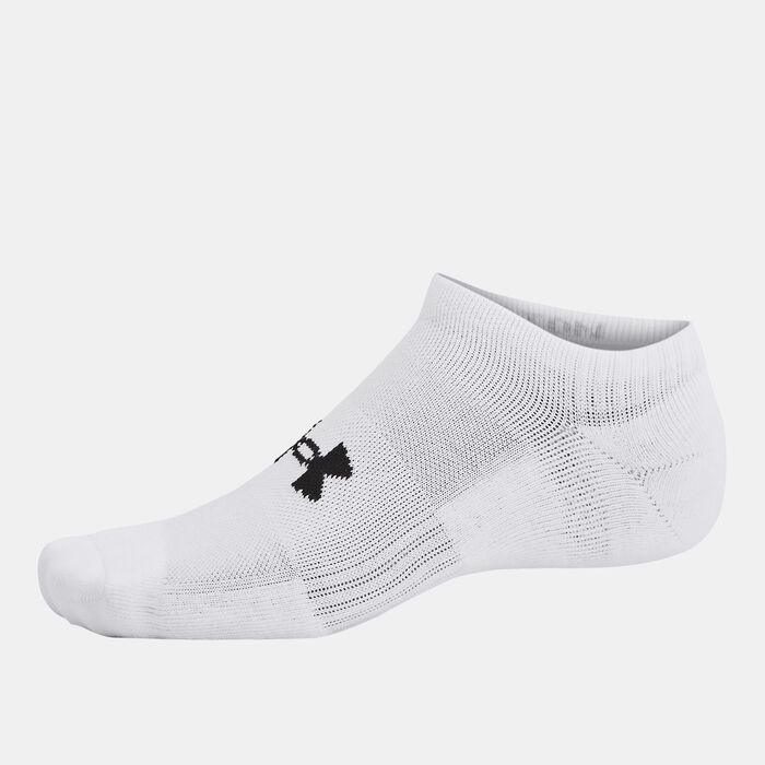 Under Armour Training Cotton No-Show Socks (3 Pairs) White Under Armour Training Cotton No-Show Socks (3 Pairs) White image number 0