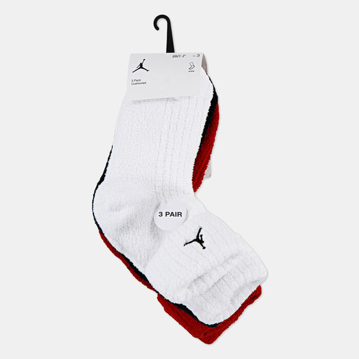 Nike Cushioned Ankle Socks (3 Pair) Black Nike Cushioned Ankle Socks (3 Pair) Black image number 2