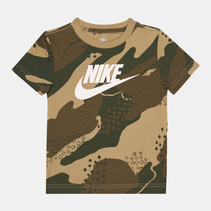 Nike Kids' Seasonal Camo Graphic T-Shirt (Baby and Toddler) Green Nike Kids' Seasonal Camo Graphic T-Shirt (Baby and Toddler) Green image number 0