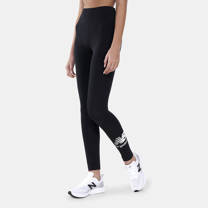 New Balance Women's NB Essentials Stacked Leggings Black New Balance Women's NB Essentials Stacked Leggings Black image number 0