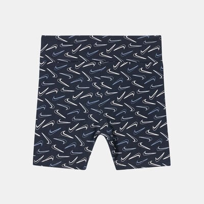 Nike Kids' Swoosh Logo Bike Shorts (Baby and Toddler) Black Nike Kids' Swoosh Logo Bike Shorts (Baby and Toddler) Black