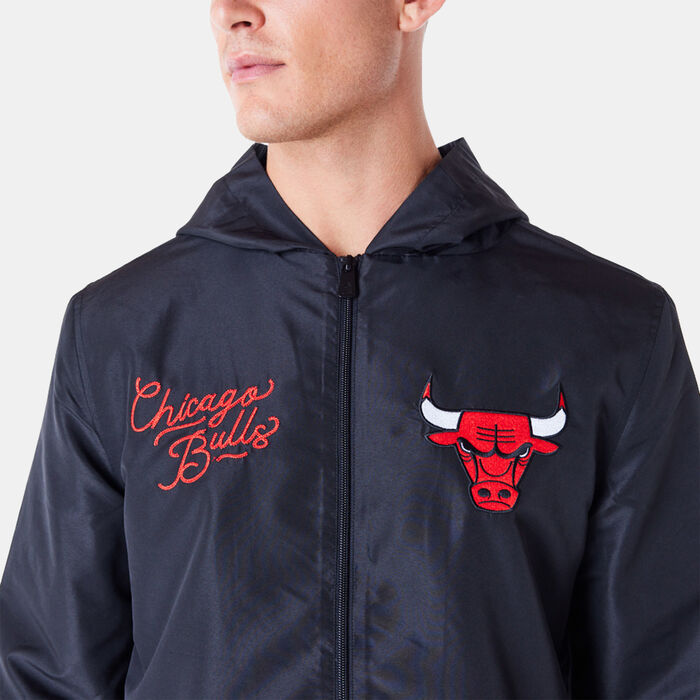 New Era Men's NBA Chicago Bulls Graphic Full-Zip Hoodie Black New Era Men's NBA Chicago Bulls Graphic Full-Zip Hoodie Black image number 2