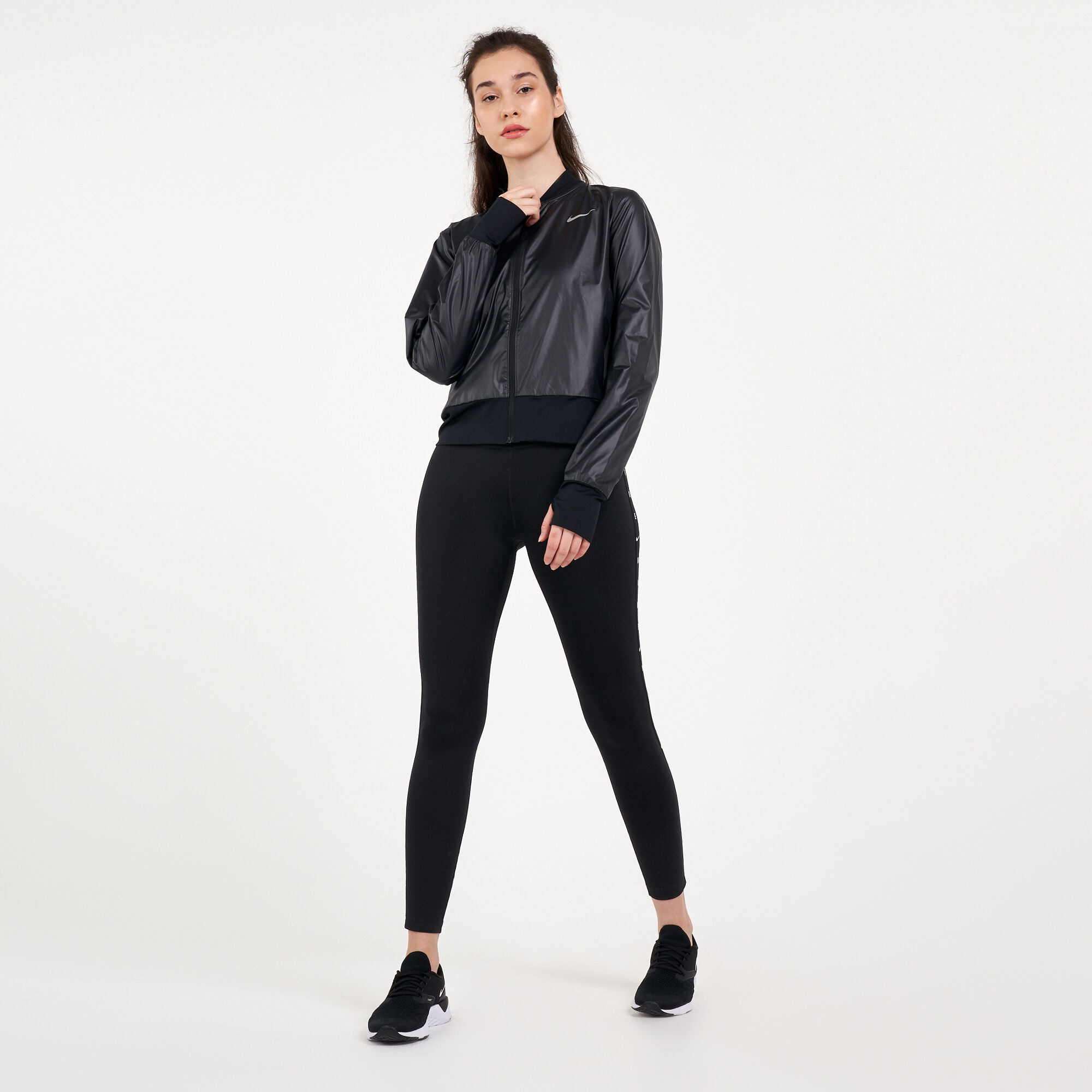 Womens full zip running jacket clearance
