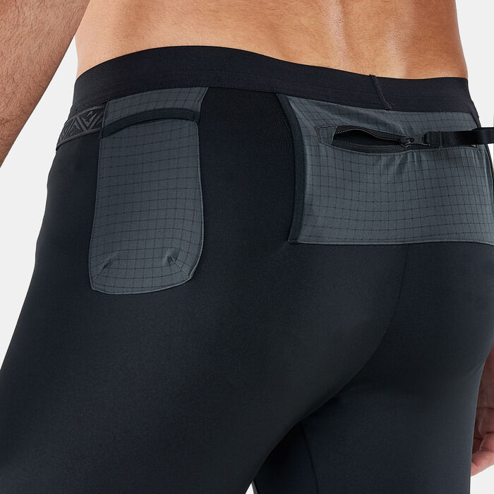 Nike Men's Dri-FIT Trail Shorts Black image number 3