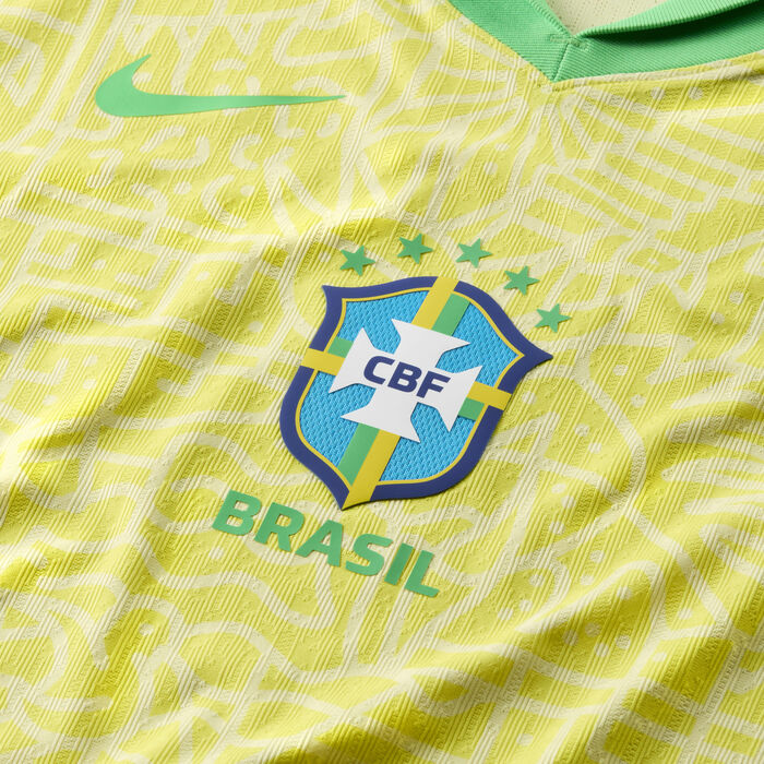 Nike Men's Brazil 2024 Match Home Dri-FIT ADV Football Authentic Shirt yellow Nike Men's Brazil 2024 Match Home Dri-FIT ADV Football Authentic Shirt yellow image number 7