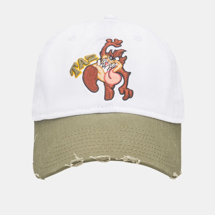 New Era Men's Warner Brothers Tazmanian Devil Washed 9TWENTY Cap White image number 0