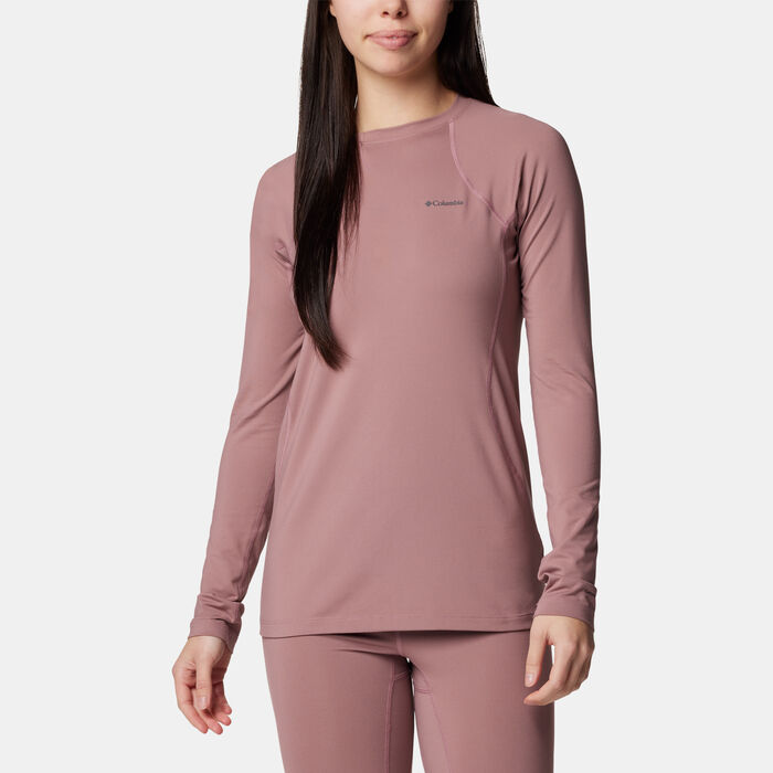 Columbia Women's Midweight Stretch Baselayer Long Sleeve Top Purple Columbia Women's Midweight Stretch Baselayer Long Sleeve Top Purple image number 0