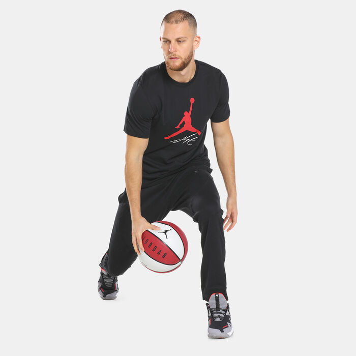 Jordan Men's Jumpman Flight T-Shirt Black Jordan Men's Jumpman Flight T-Shirt Black image number 2