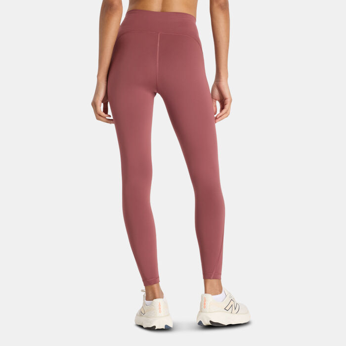 New Balance Women's Sleek Training Leggings Brown image number 1