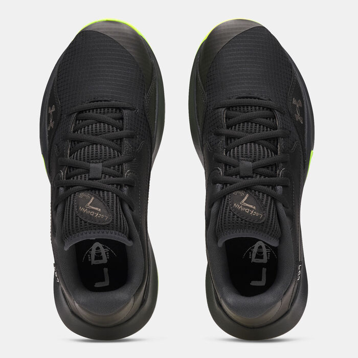 Under Armour Lockdown 7 Low Basketball Shoes Black image number 4