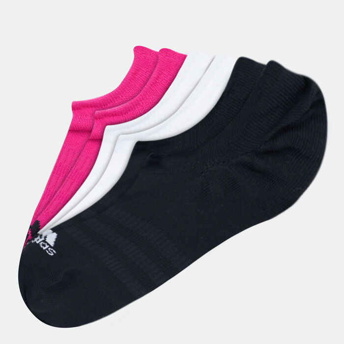 adidas No-Show Socks (3 Pack) Black adidas No-Show Socks (3 Pack) Black image number 0