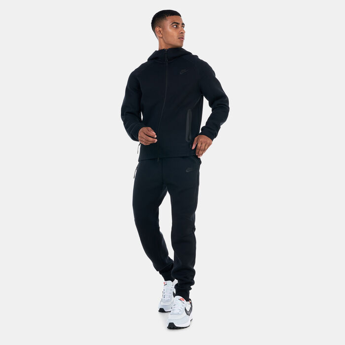 Nike Men's Sportswear Tech Fleece Windrunner Full-Zip Hoodie Black Nike Men's Sportswear Tech Fleece Windrunner Full-Zip Hoodie Black image number 2