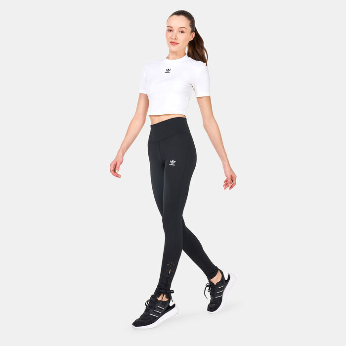 adidas Originals Women's Always Original 7/8 Leggings Black adidas Originals Women's Always Original 7/8 Leggings Black image number 2