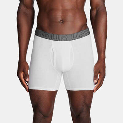Under Armour Men's Performance Boxers (3 Pieces) White Under Armour Men's Performance Boxers (3 Pieces) White
