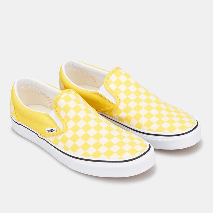 Vans UV Ink Classic Slip-On Unisex Shoe yellow Vans UV Ink Classic Slip-On Unisex Shoe yellow image number 1