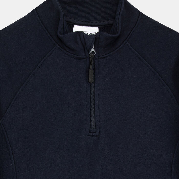 Sun and Sand Sports Kids' 1/4-Zip Sweatshirt Blue Sun and Sand Sports Kids' 1/4-Zip Sweatshirt Blue image number 2