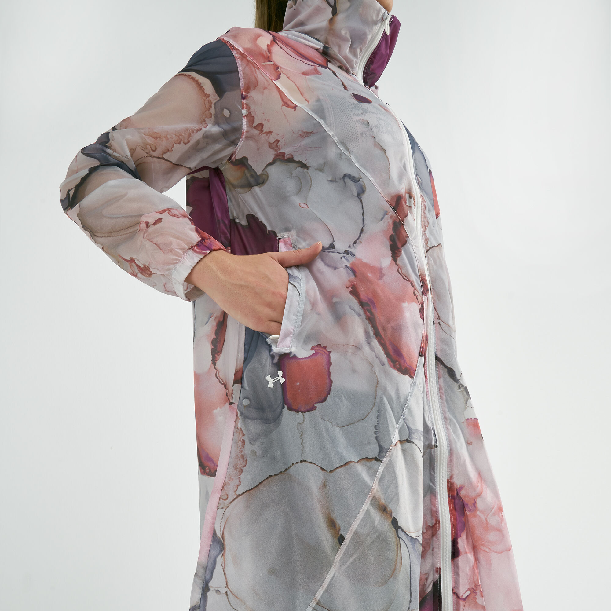 Under armour sales floral jacket